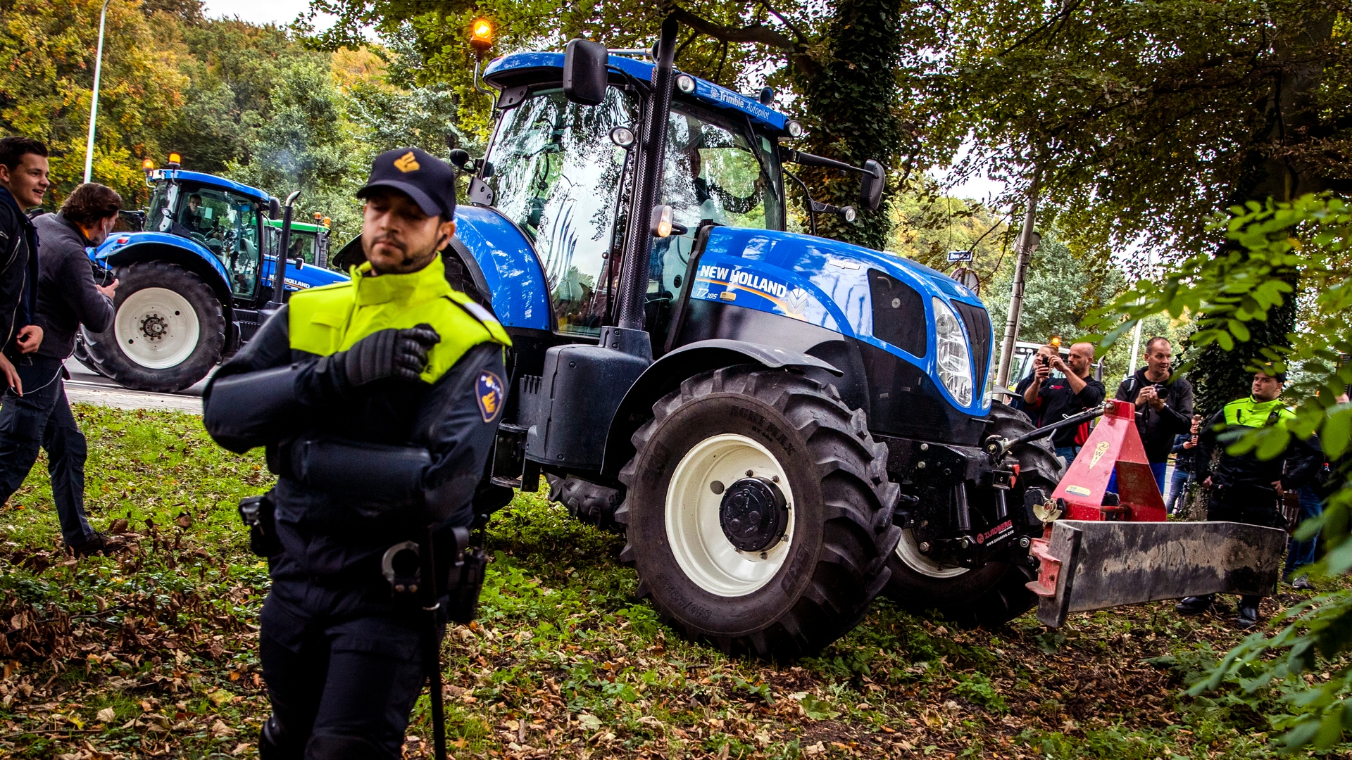 Boeren demonstreren in Den Haag