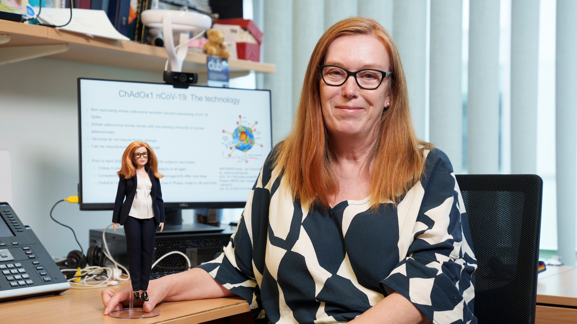 Oxford vaccine project leader Sarah Gilbert gets a Barbie