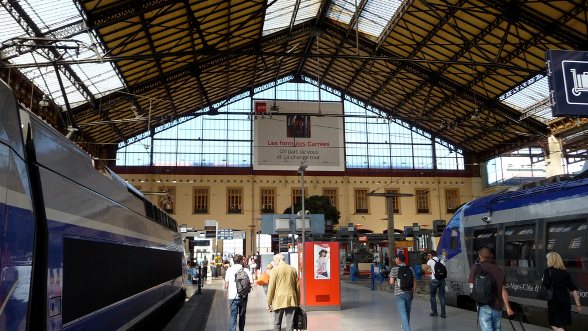 La gare saint charles - Marseille