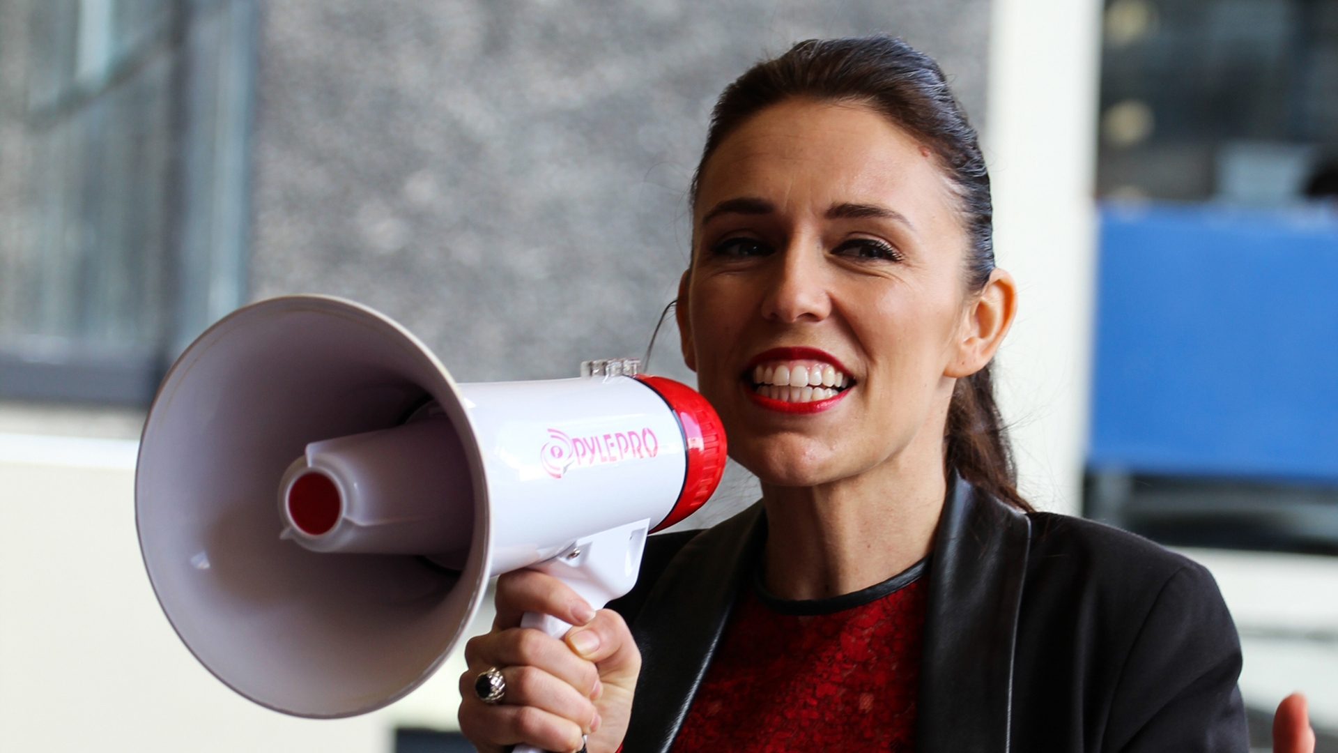 Jacinda Ardern at the University of Auckland