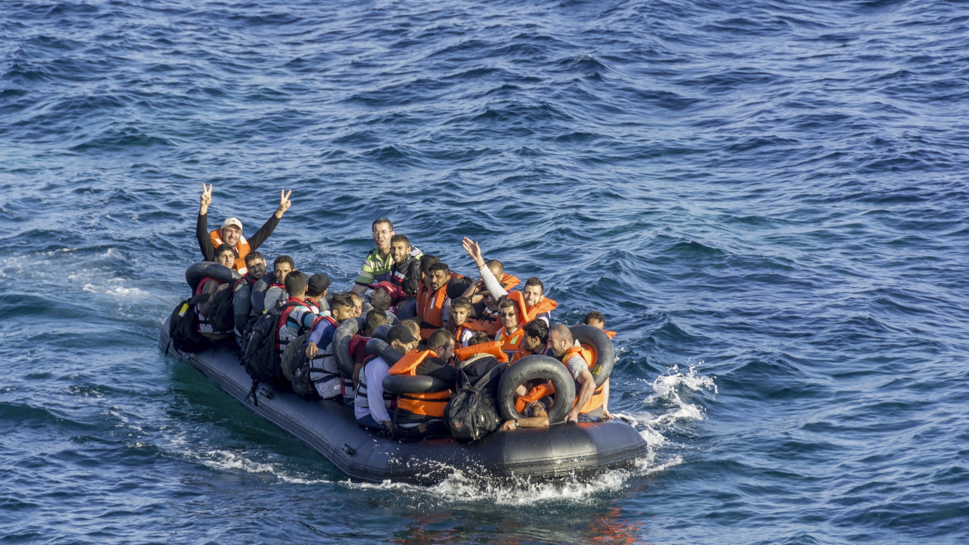 Vluchtelingenproblematiek op Lesbos