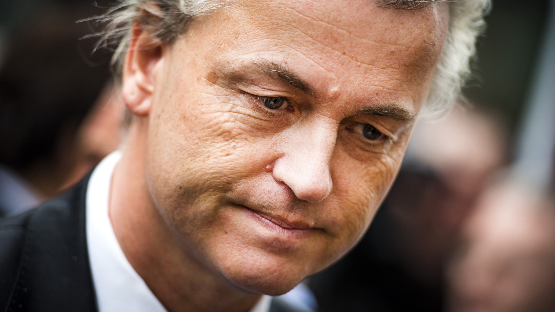 Wilders op campagne in Den Haag