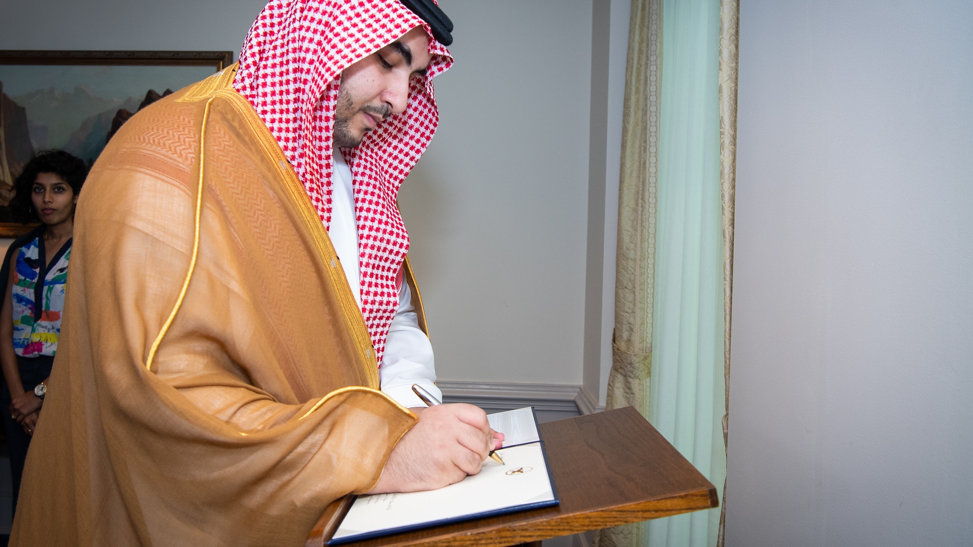 SecDef Esper Hosts Saudi Vice Minister of Defense