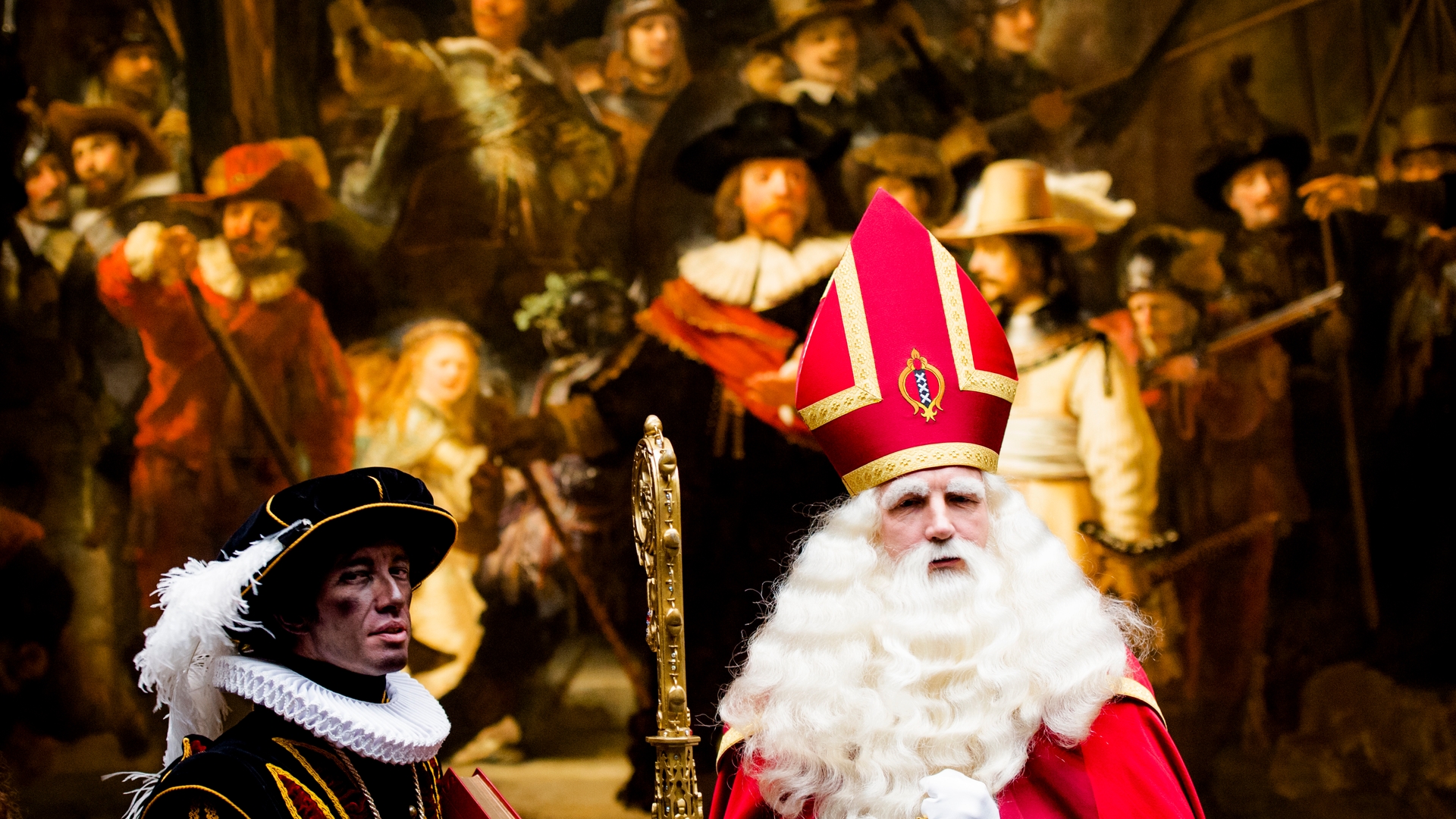 Sinterklaas bezoekt Rijksmuseum