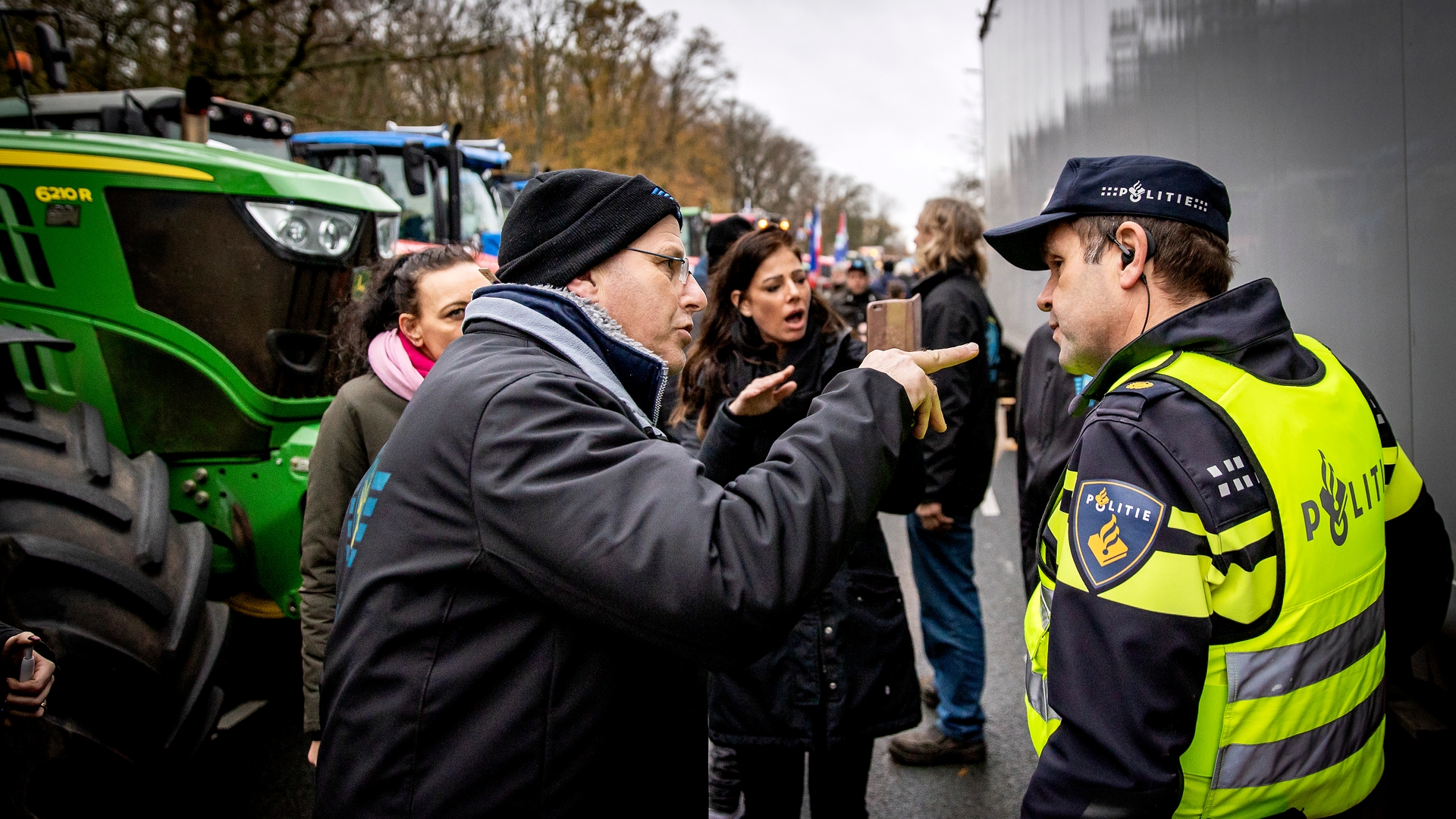 Demonstratie boerenactiegroep Farmers Defence Force in Den Haag