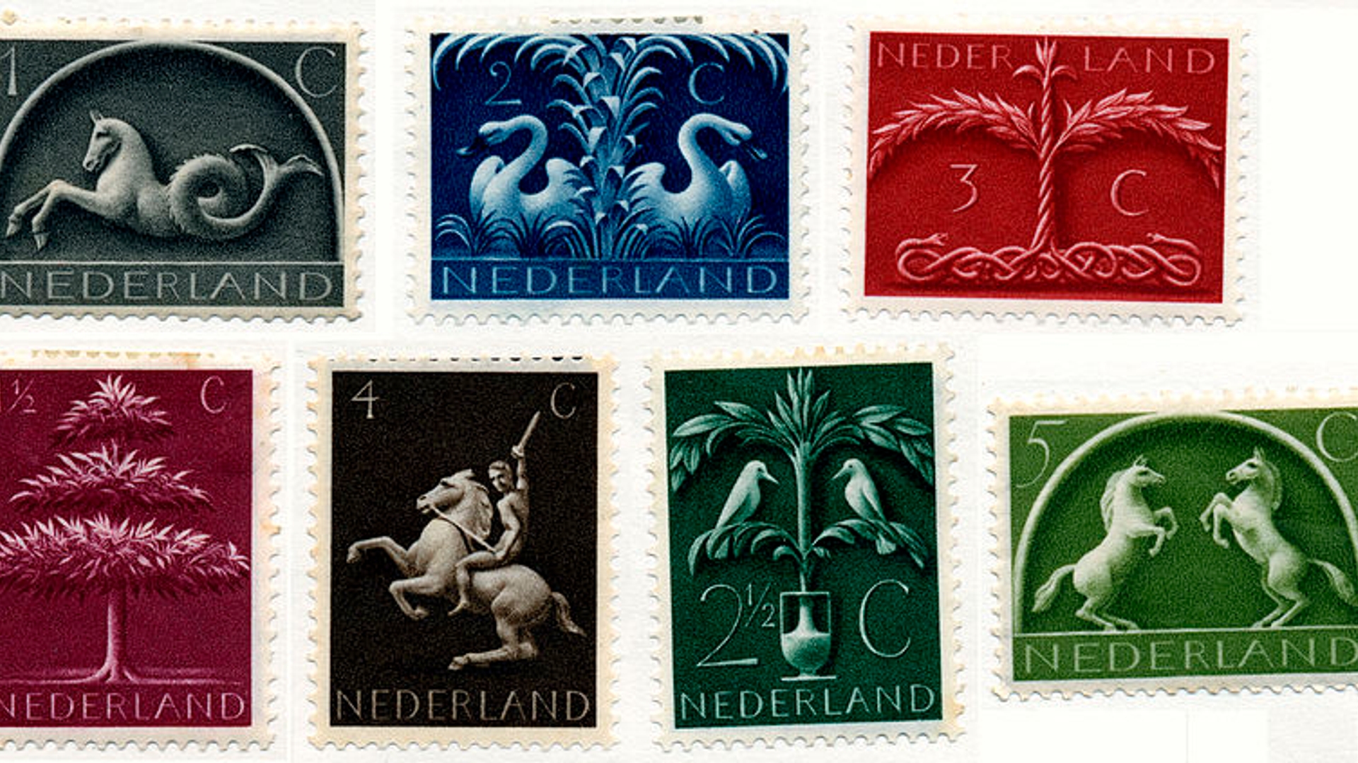 Postzegel_NL_1943_nr405-411