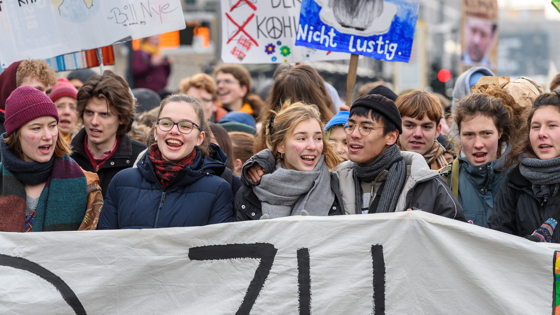 "1JahrNurBlockiert", Demonstration von Fridays For Future, Berlin, 13.12.2019