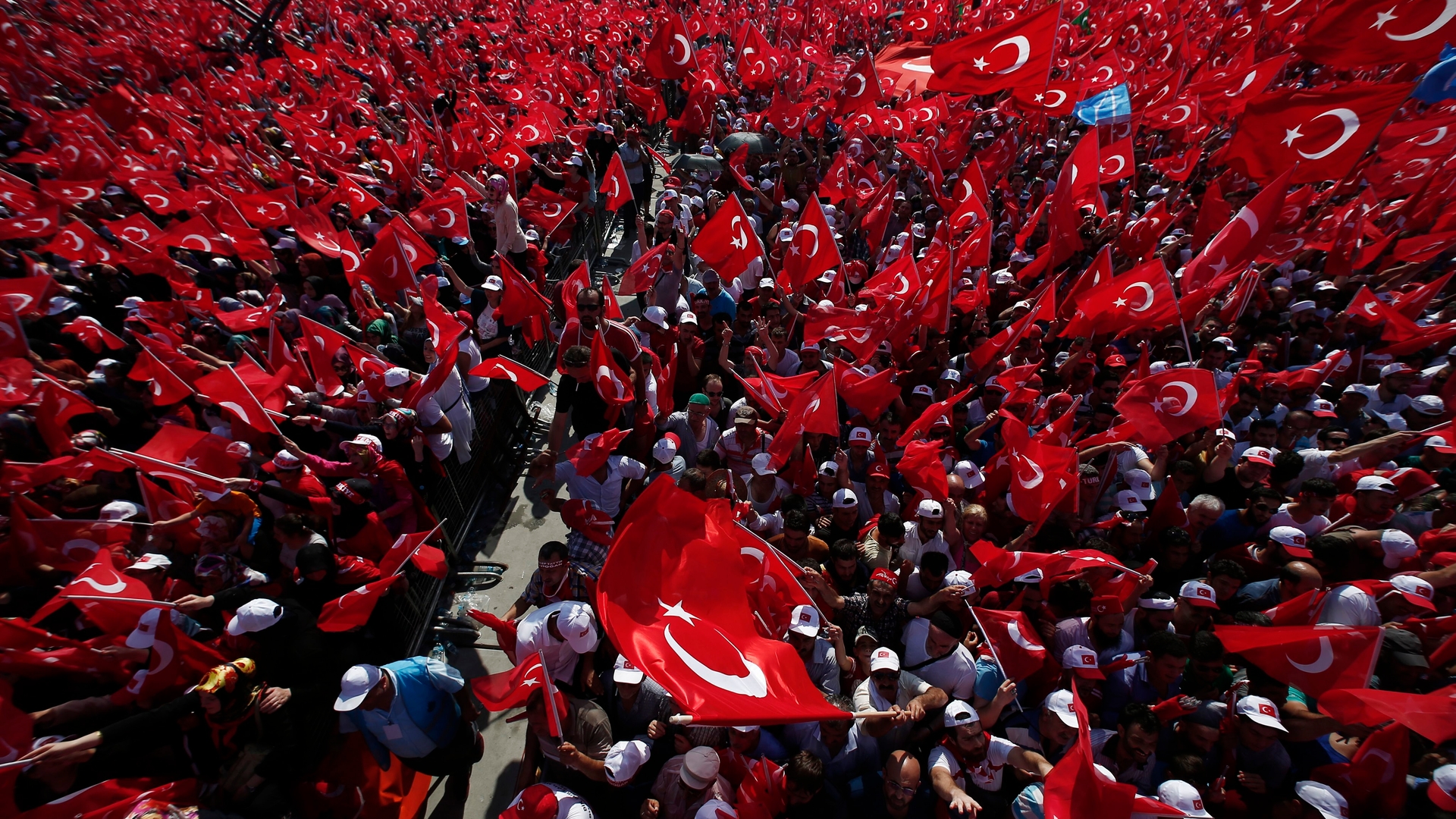 TURKEY COUP PROTEST
