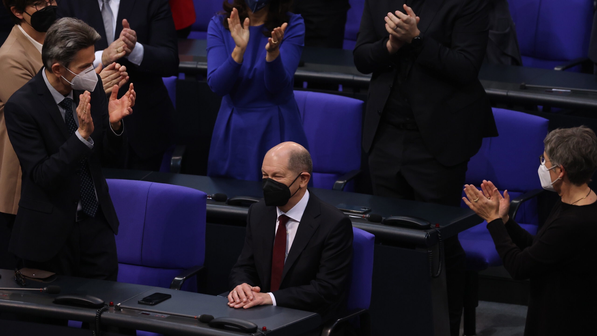 Election of German Chancellor and swearing in of cabinet
