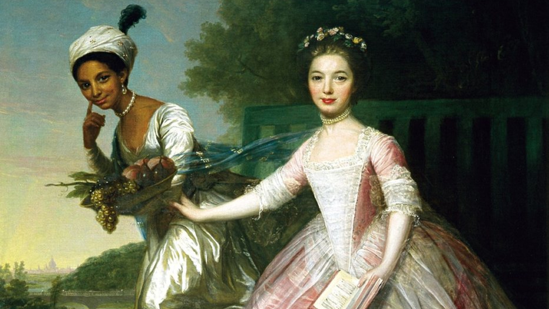 Lady Elizabeth Murray and Dido Belle, once attributed to Zoffany