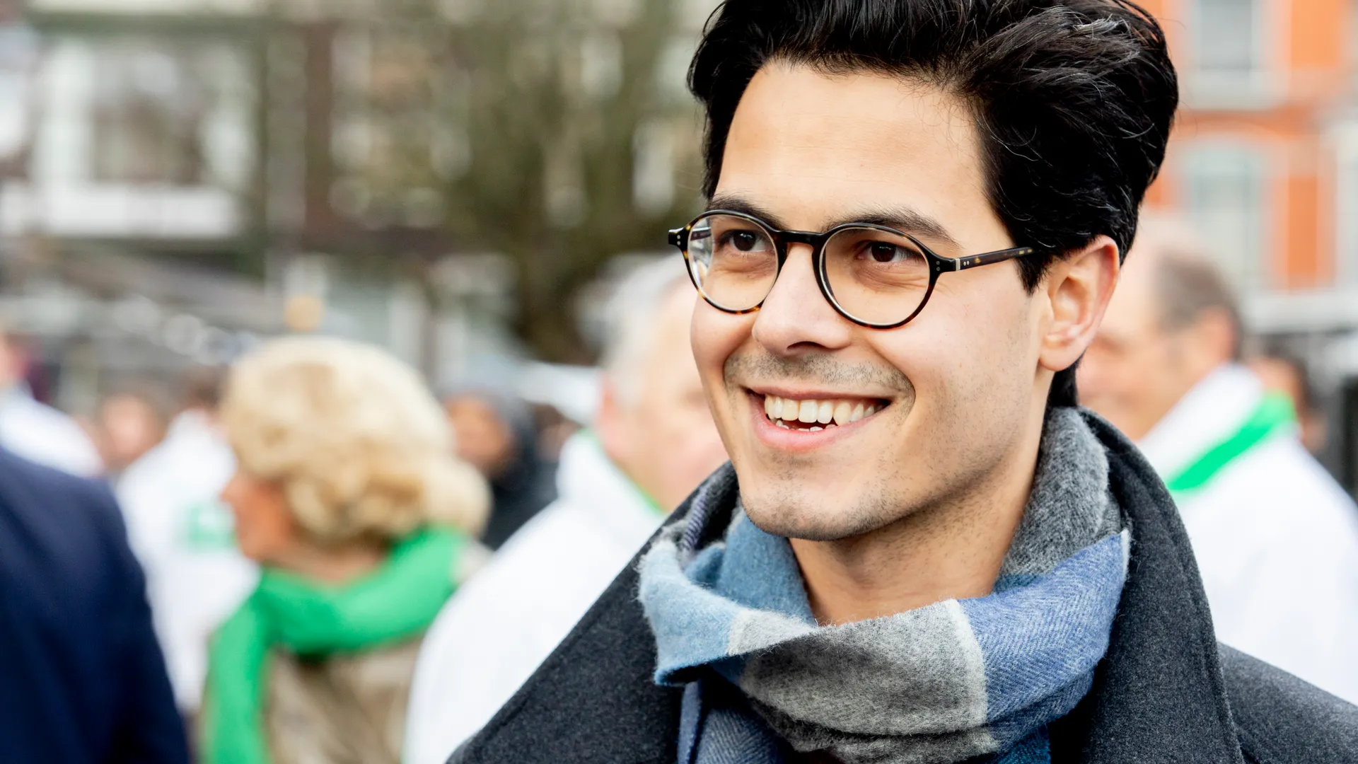 Rob Jetten op campagne in Leiden