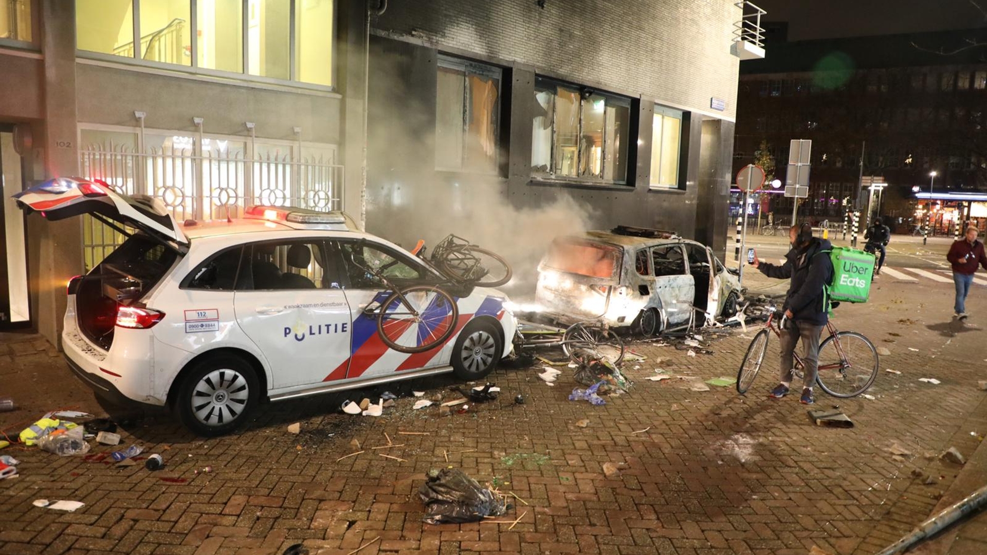 Gewonden bij rellen in Rotterdam door schieten politie