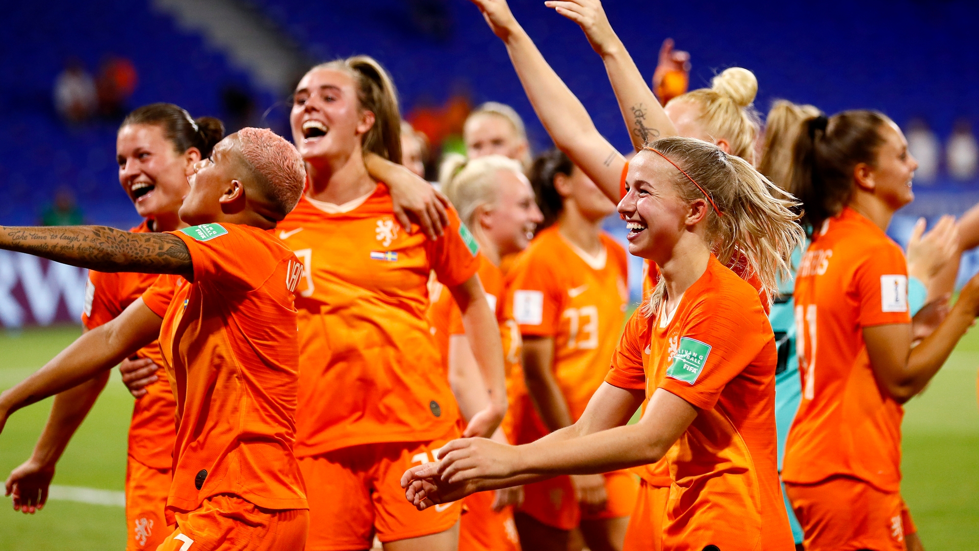WK vrouwenvoetbal: halve finale Nederland - Zweden
