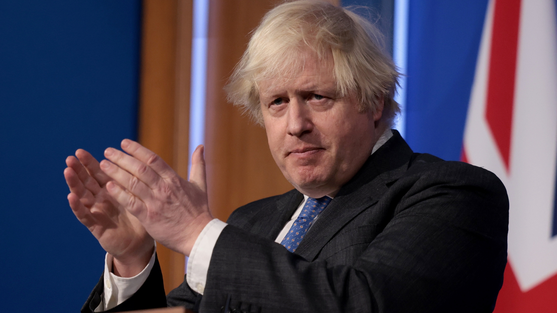 Prime Minister Boris Johnson holds Covid-19 press conference