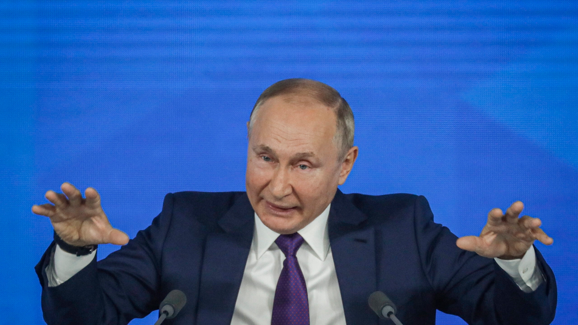 Russian President Vladimir Putin's annual big news conference