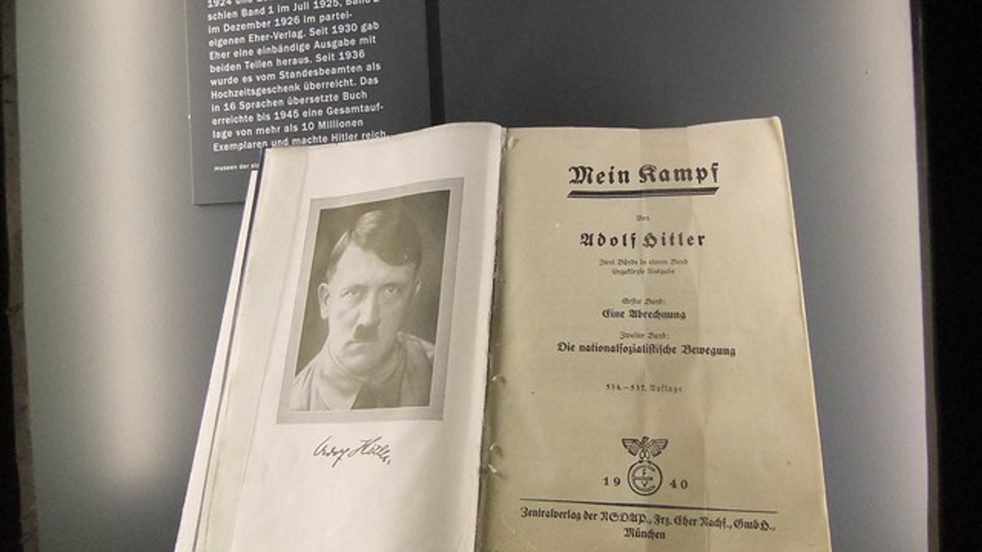 Hitler's Mein Kampf - The Documentation Centre (Dokumentationsze