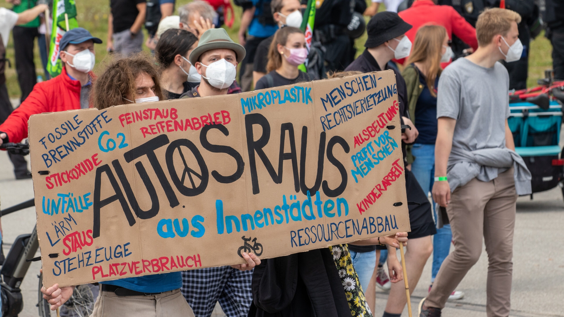 Germany: Aussteigen: Protest gegen die IAA Mobility in München