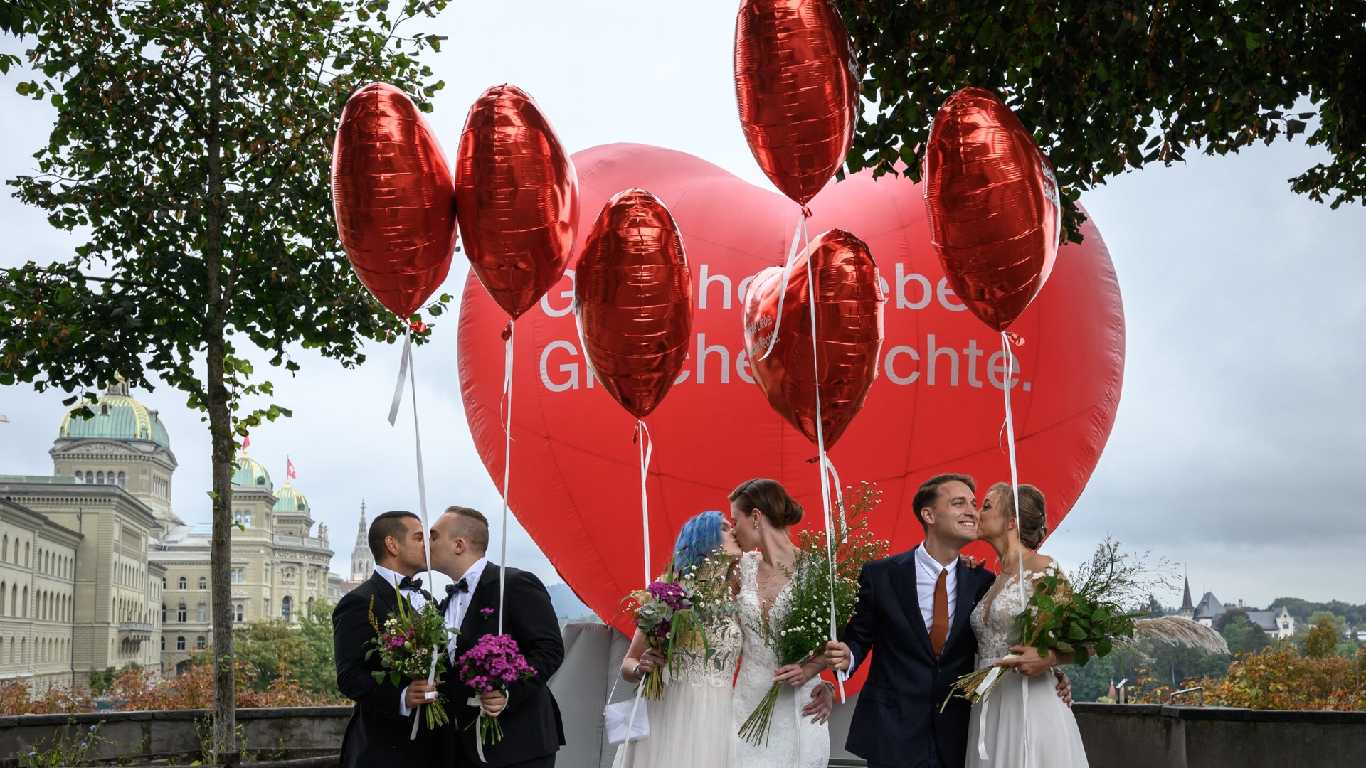 SWITZERLAND - MARRIAGE - REFERENDUM - HOMOSEXUALITY - VOTING - POLITICS - SOCIAL