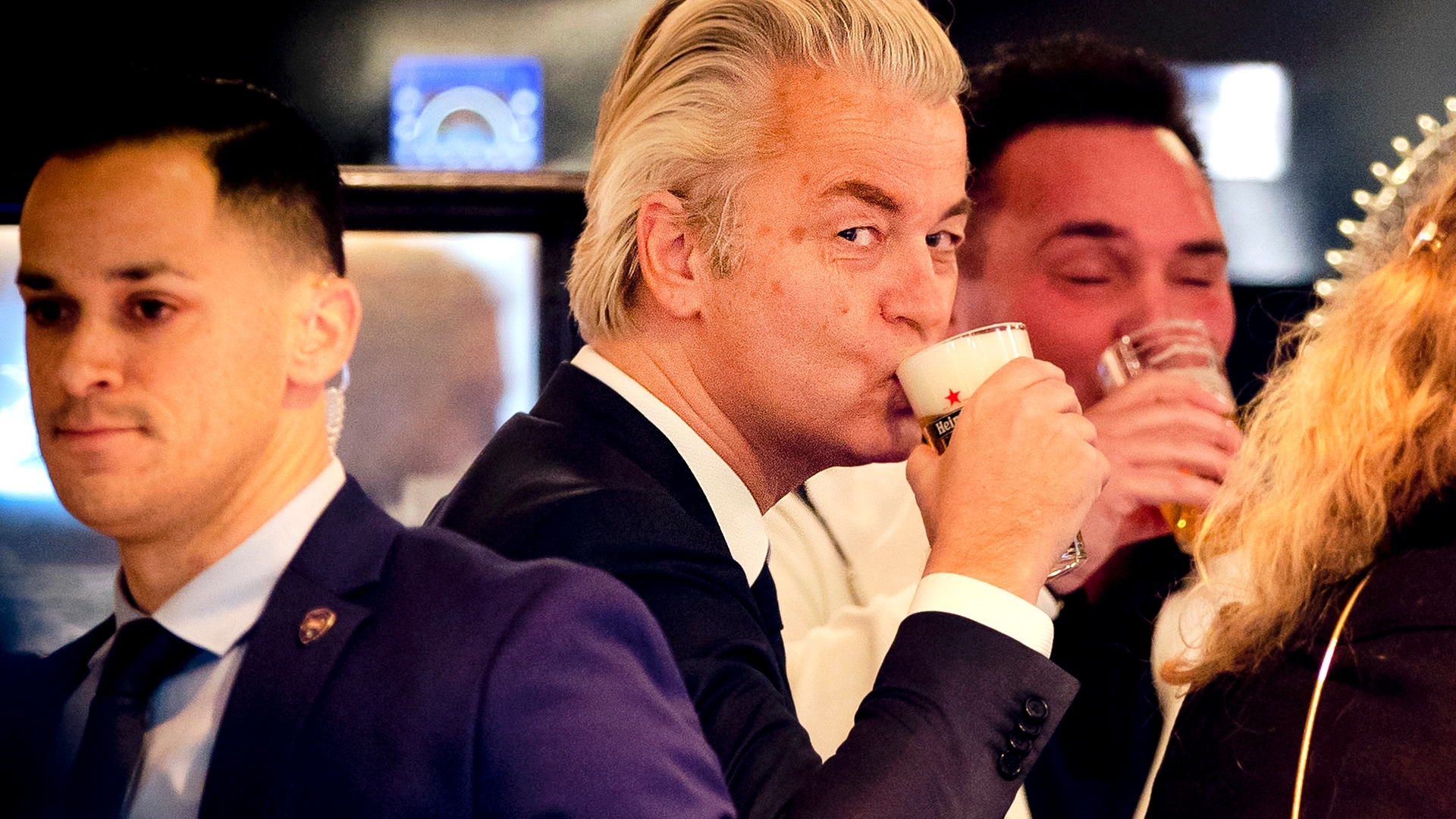 Wilders bezoekt Volendam