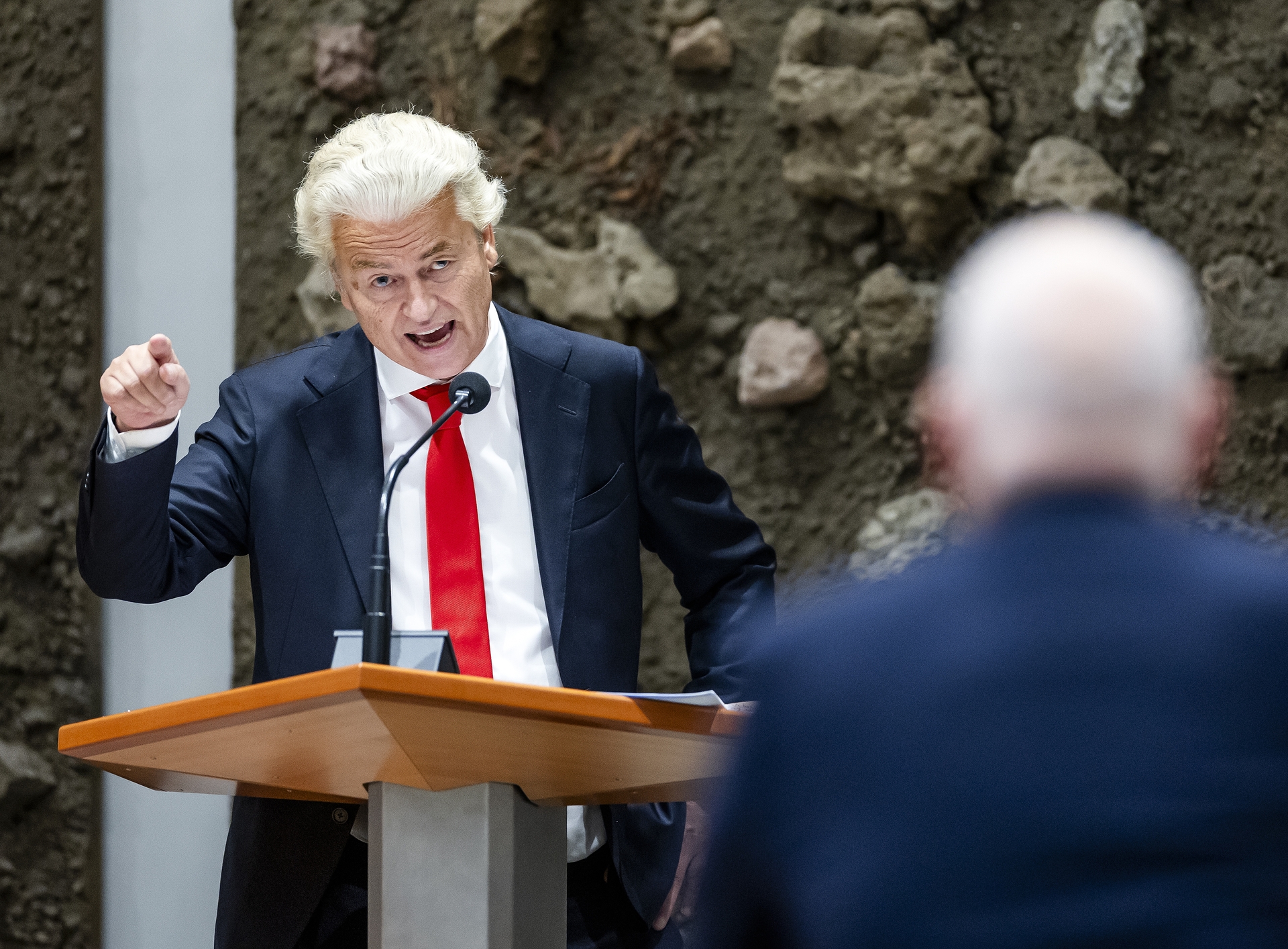 Afbeelding van De noodknop van Wilders