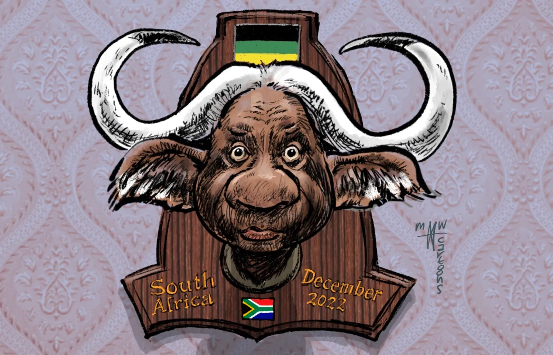 Schimmige Koehandel Brengt President Cyril Ramaphosa President Van