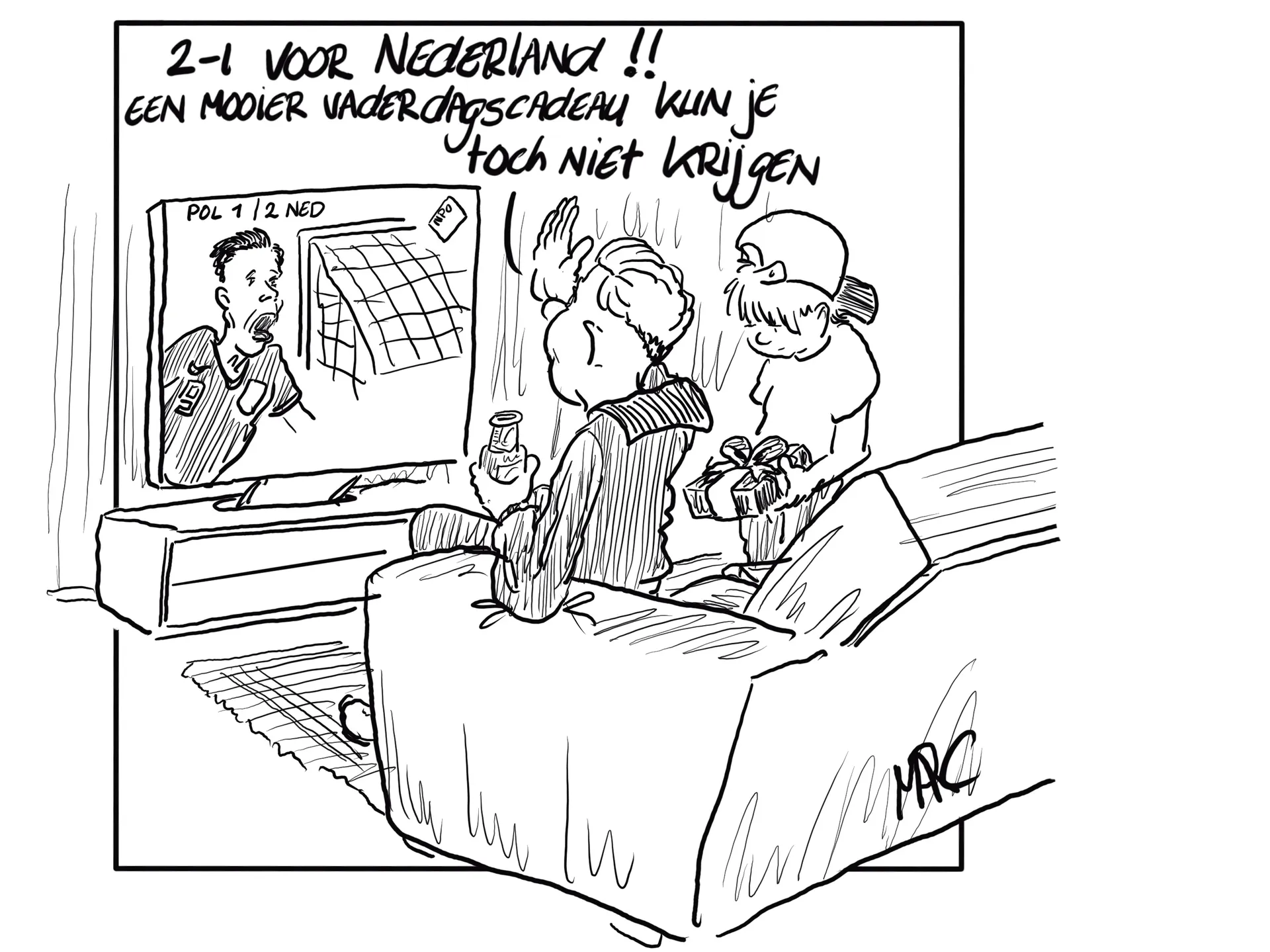 Afbeelding van Oranje verrast nog eens extra