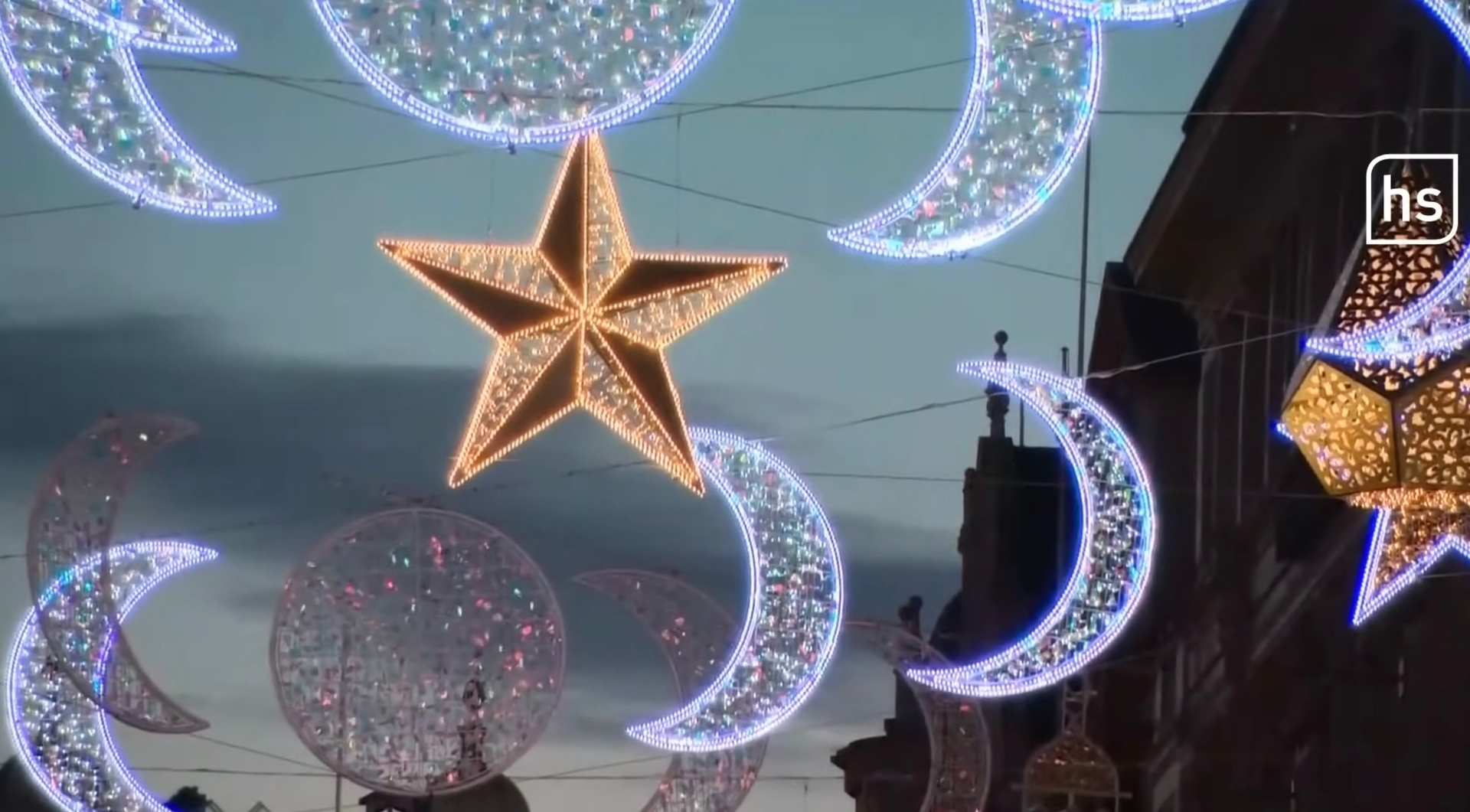 Afbeelding van Na kerstverlichting nu ook ramadanverlichting in de binnenstad