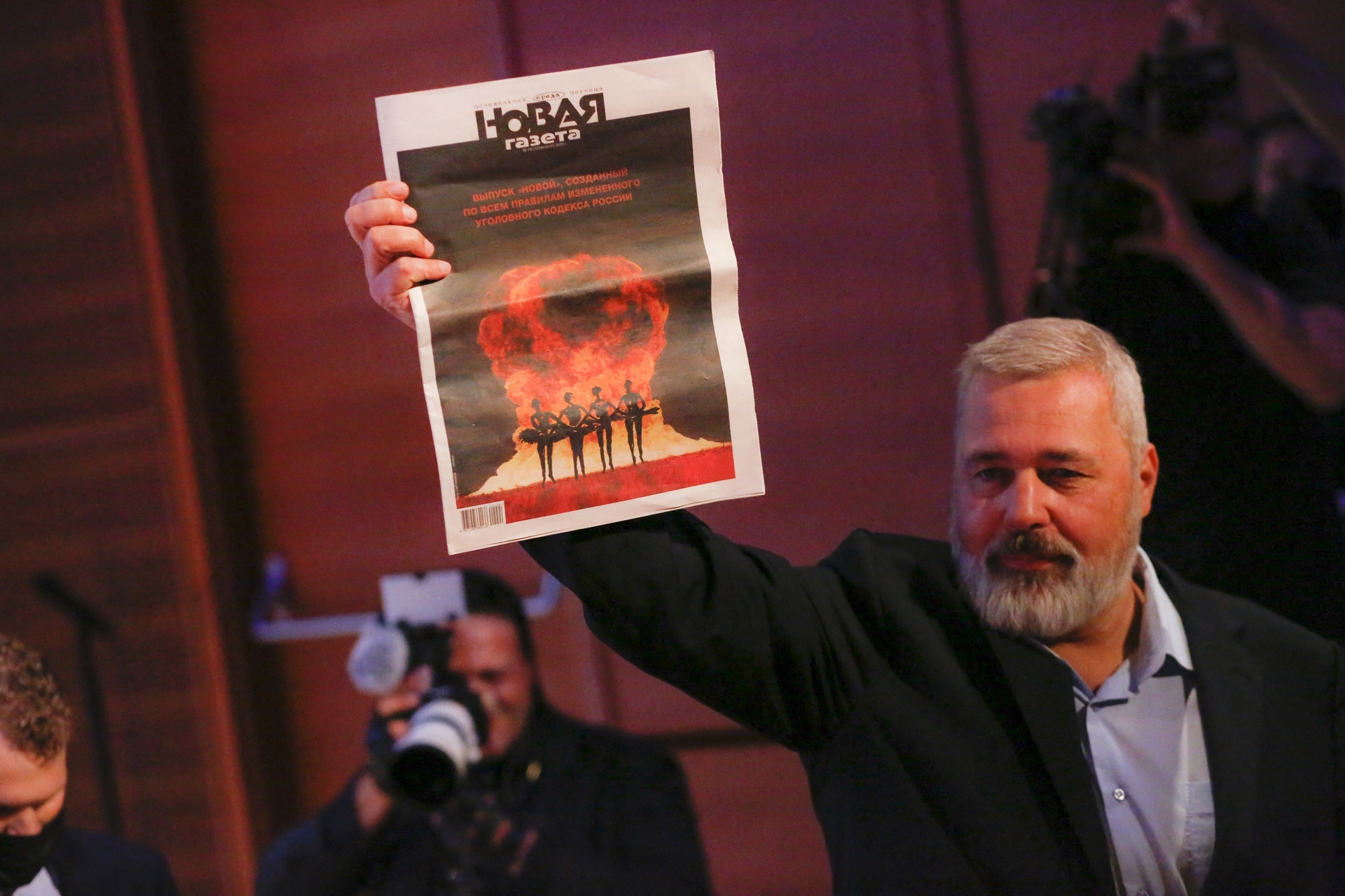Afbeelding van Rusland verbiedt kritische krant Novaja Gazeta, vrijwel geen onafhankelijke media meer over