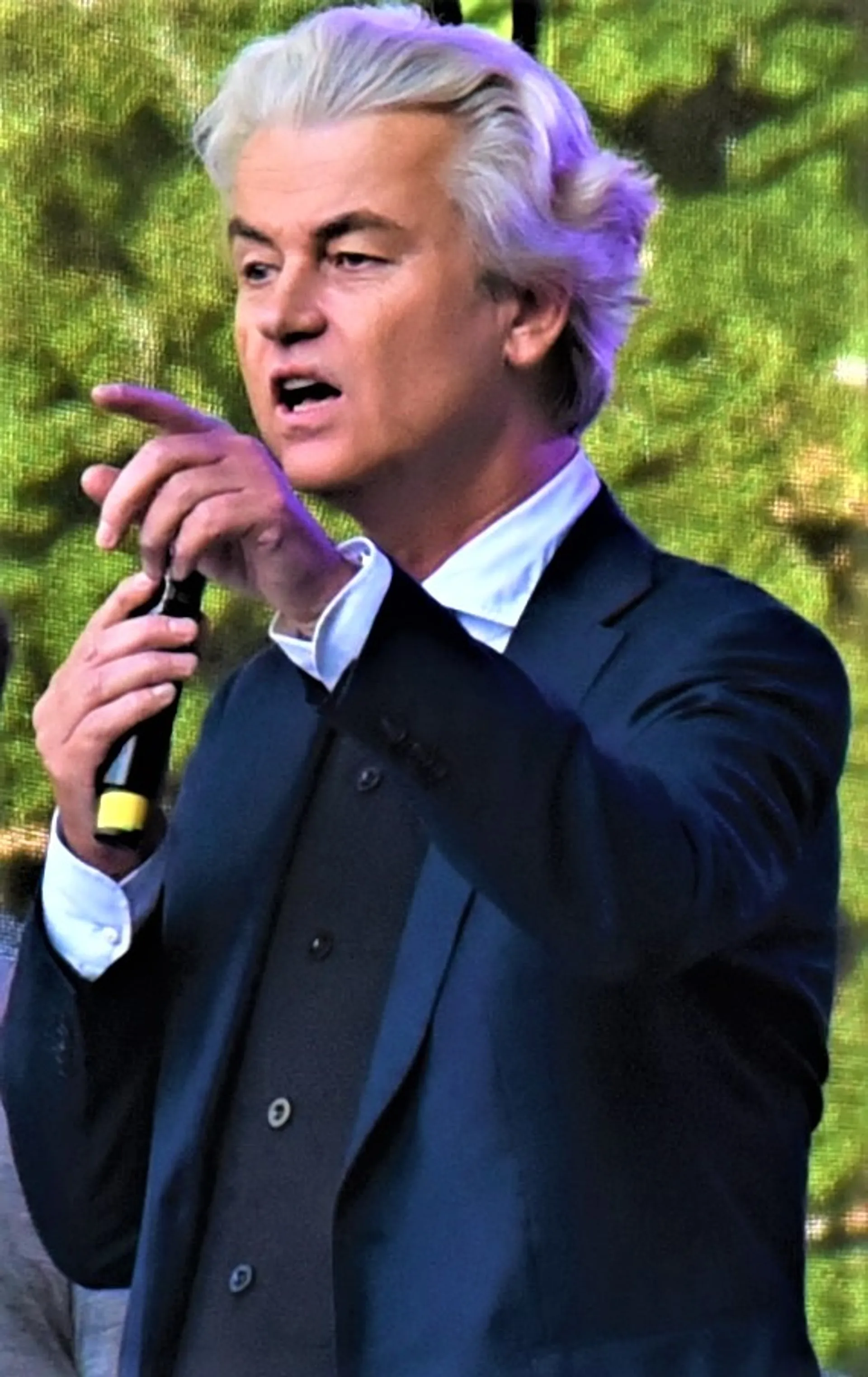 Afbeelding van Geert Wilders en zijn diep verachtelijke manier van doen