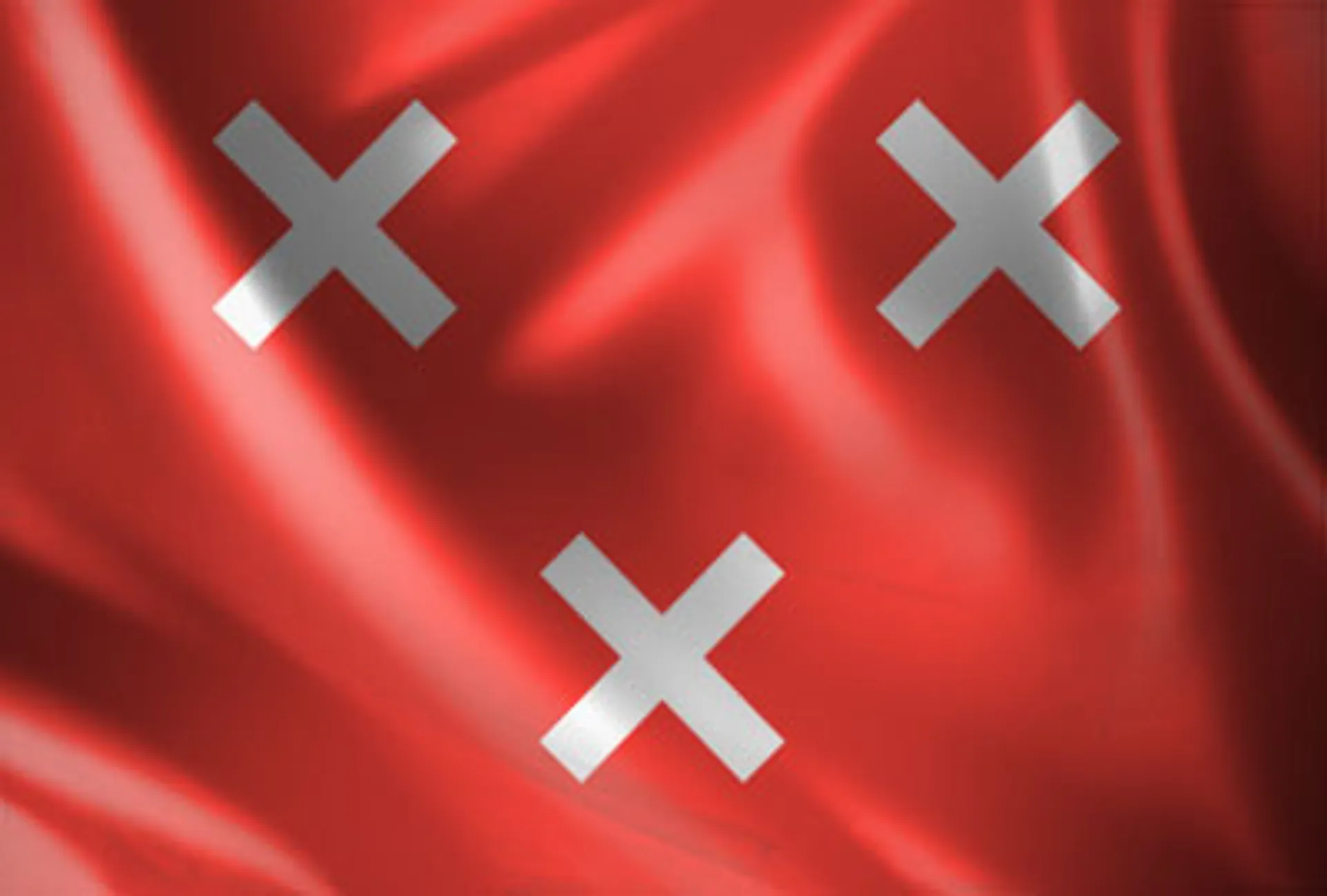 Afbeelding van De Bredase vlag is een bescheten doek