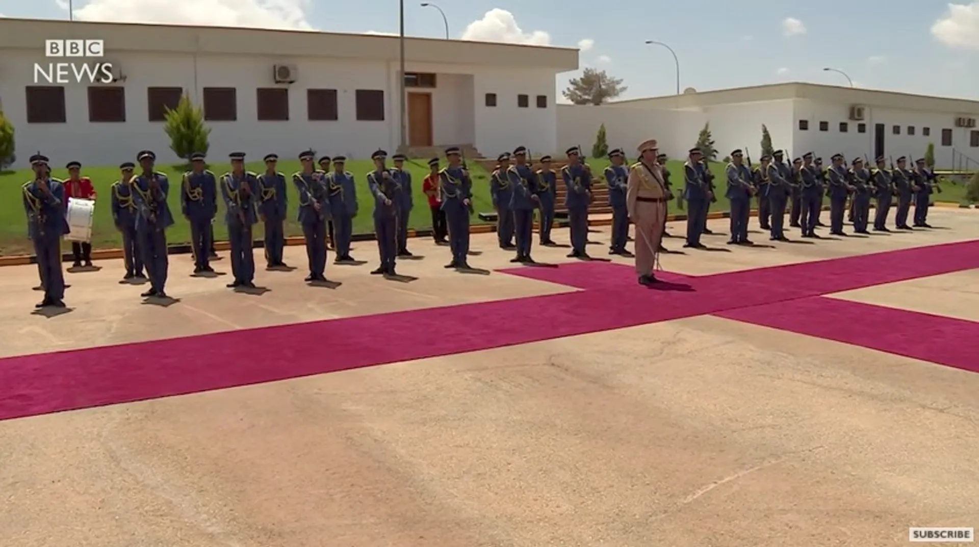 Afbeelding van Libische militaire kapel pleegt aanslag op Brits volkslied