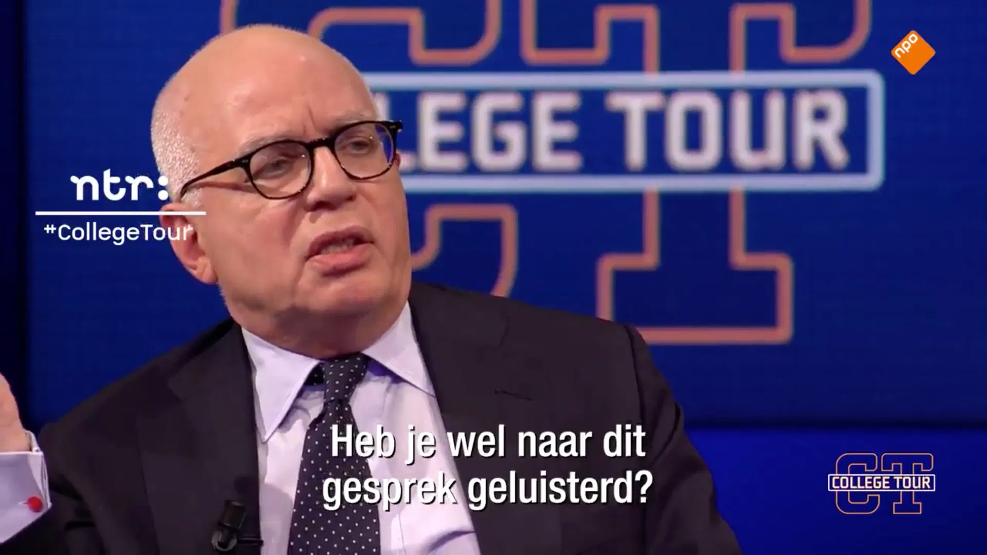 Zo Ontplofte Bij Ntr College Tour De Explosieve Onthulling Van Michael Wolff In Zijn Eigen