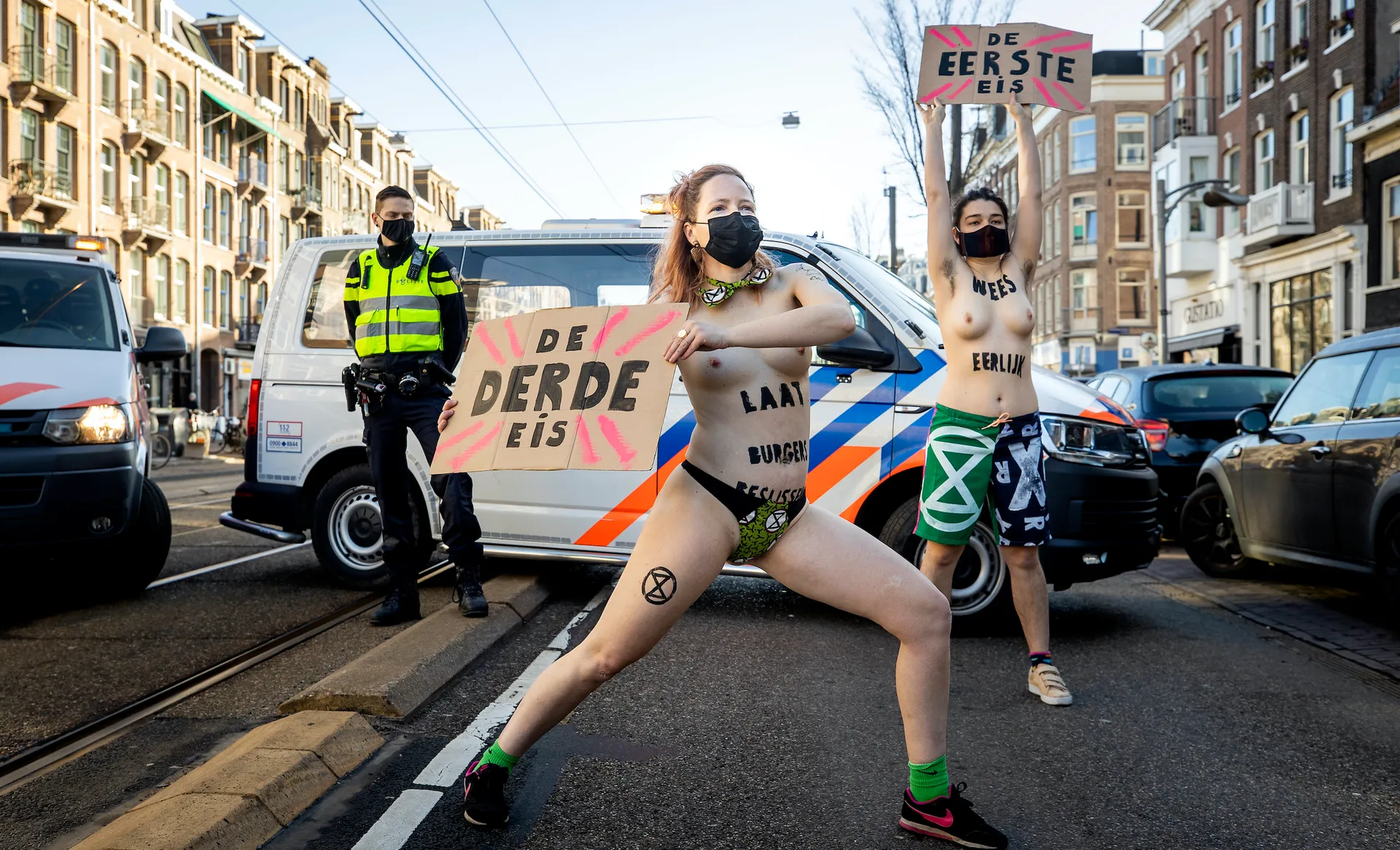 Afbeelding van Extinction Rebellion voert actie om aandacht voor klimaatcrisis bij verkiezingen