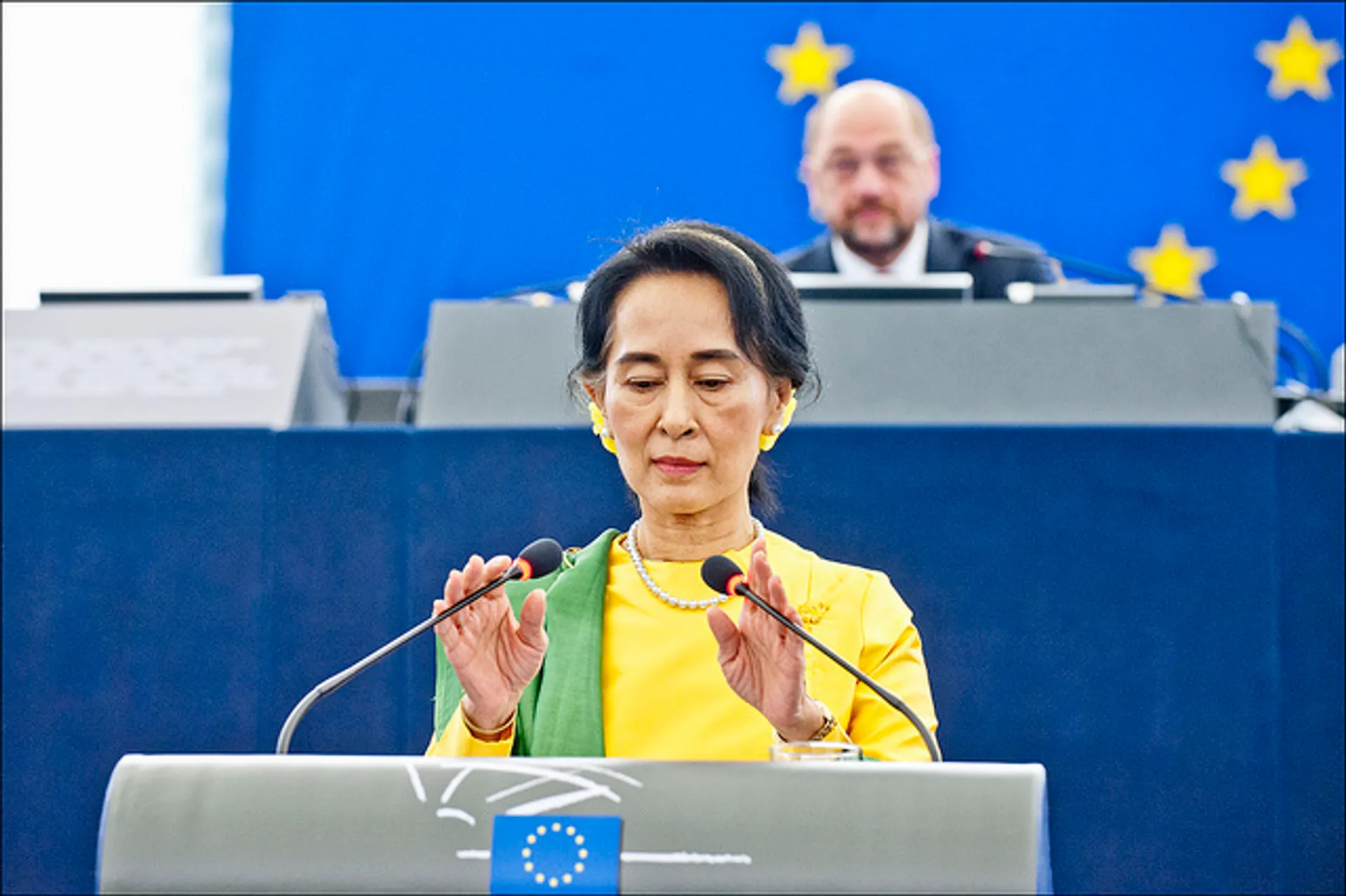 Afbeelding van Amnesty International ontneemt Aung San Suu Kyi hoogste onderscheiding