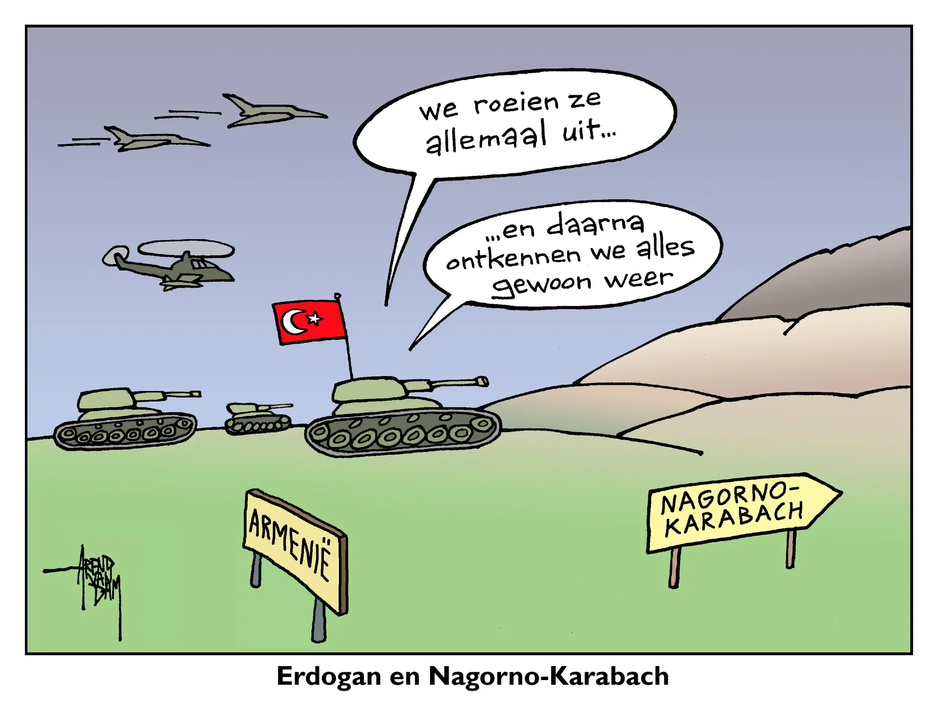 Afbeelding van Turkije mengt zich in conflict Nagorno-Karabach