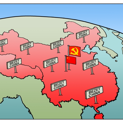 China, bezet en vrij