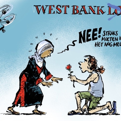 Afbeelding van Bezoekers Westelijke Jordaanoever moeten verliefdheid melden