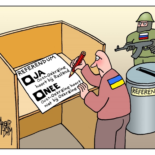 Afbeelding van Referenda in bezette delen Oekraïne