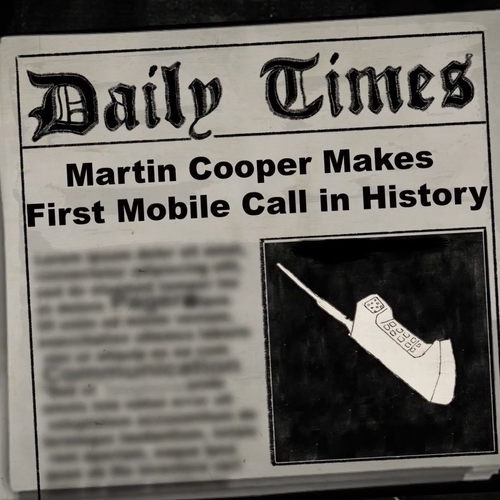 Het eerste mobiele-telefoongesprek, precies 50 jaar geleden, was een prank call