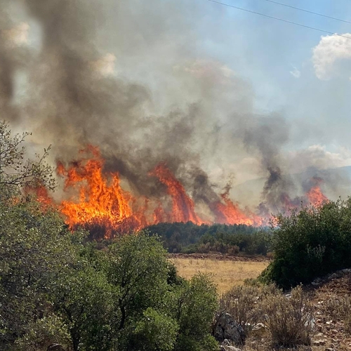 Grieken aan boord van luxejacht schieten vuurwerk af en veroorzaken bosbrand