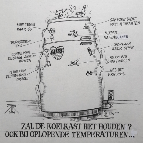 De bevroren beloften van Geert Wilders