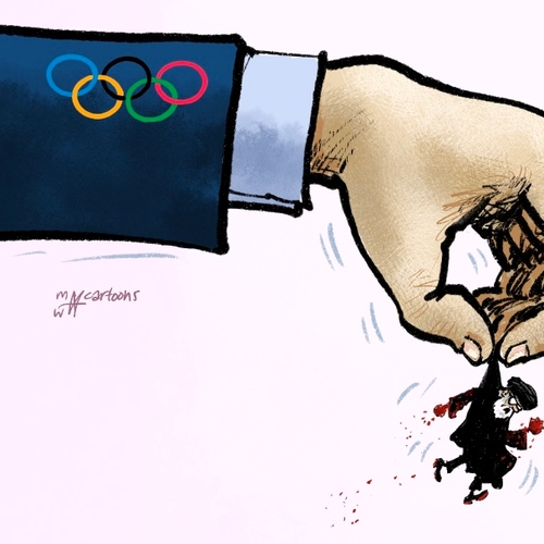 Hoog tijd dat Iran uit IOC gegooid wordt