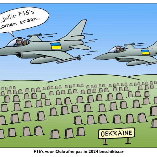 Levering F-16's aan Oekraïne laat nog wel jaar op zich wachten