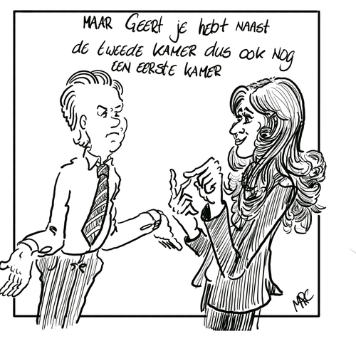 Wilders niet blij met de steun van de VVD voor de spreidingswet
