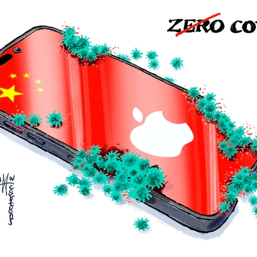Afbeelding van Coronavirus slaat toe in Chinese iPhone-fabriek