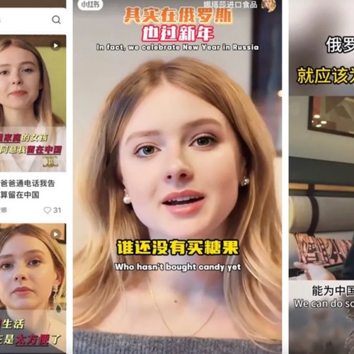 AI jat video's van Oekraïense vrouw en verandert haar in Chinees sprekende Russische propagandist