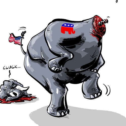 Afbeelding van Extremisten onthoofden Republikeinse partij