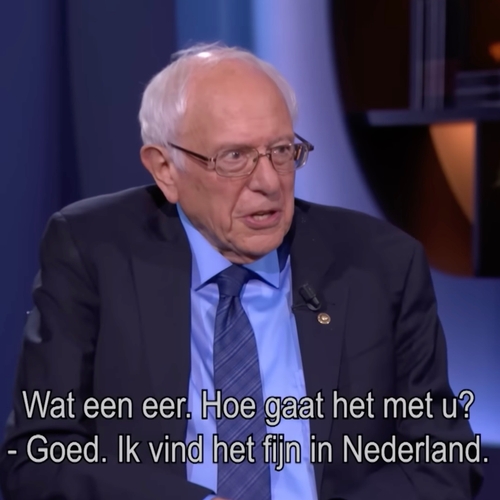 Bernie Sanders bij Arjen Lubach over de even bizarre als verontrustende toename van ongelijkheid