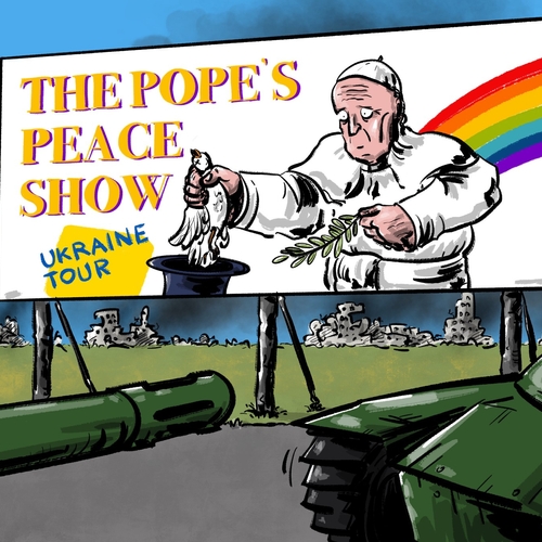 Paus vertelt Zelensky dat hij bidt voor vrede