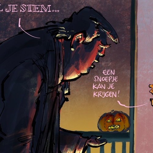 Halloween, wanneer de enge figuren aan je deur komen